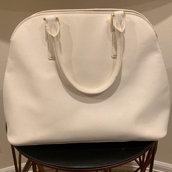 Robinson Saffiano Open-Top Dome Satchel Bag - Picture 6 of 12